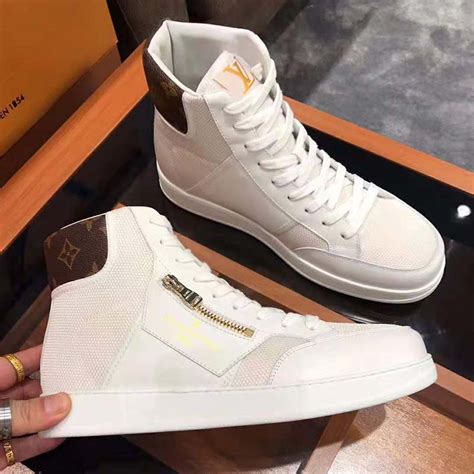 lv white boots